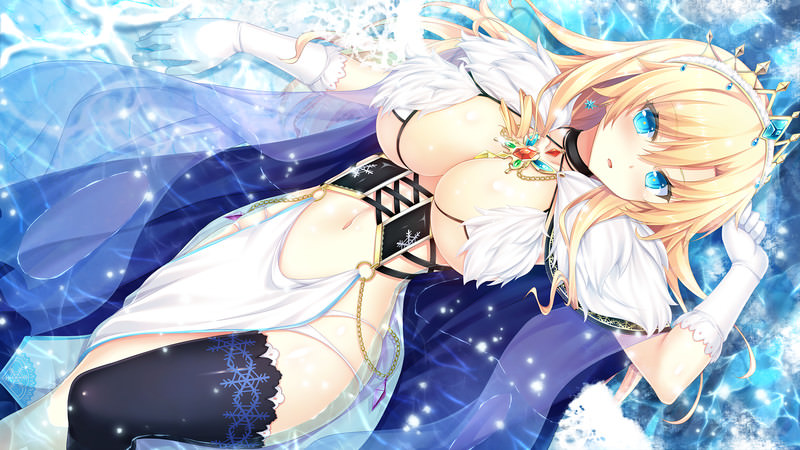金髪の女の子が横たわっている
