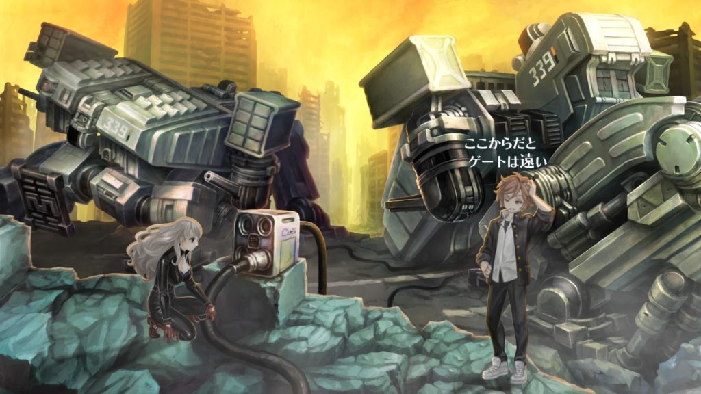 十三機兵防衛圏のゲーム画面