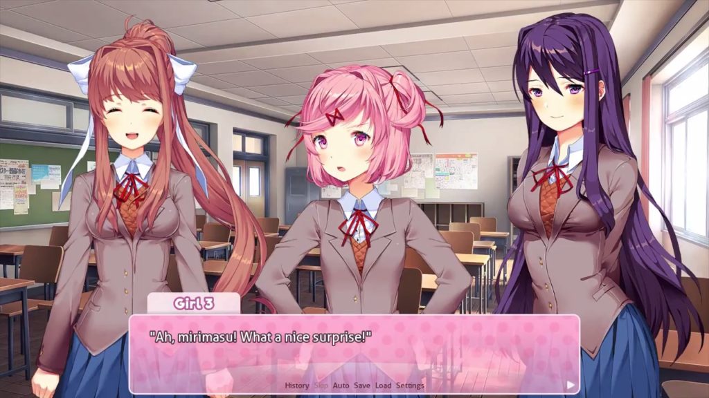 ドキドキ文芸部!のゲーム画面