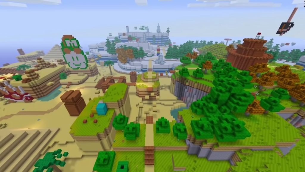 マインクラフトのゲーム画面