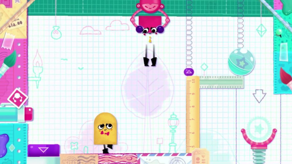 いっしょにチョキッと スニッパーズ プラスのゲーム画面