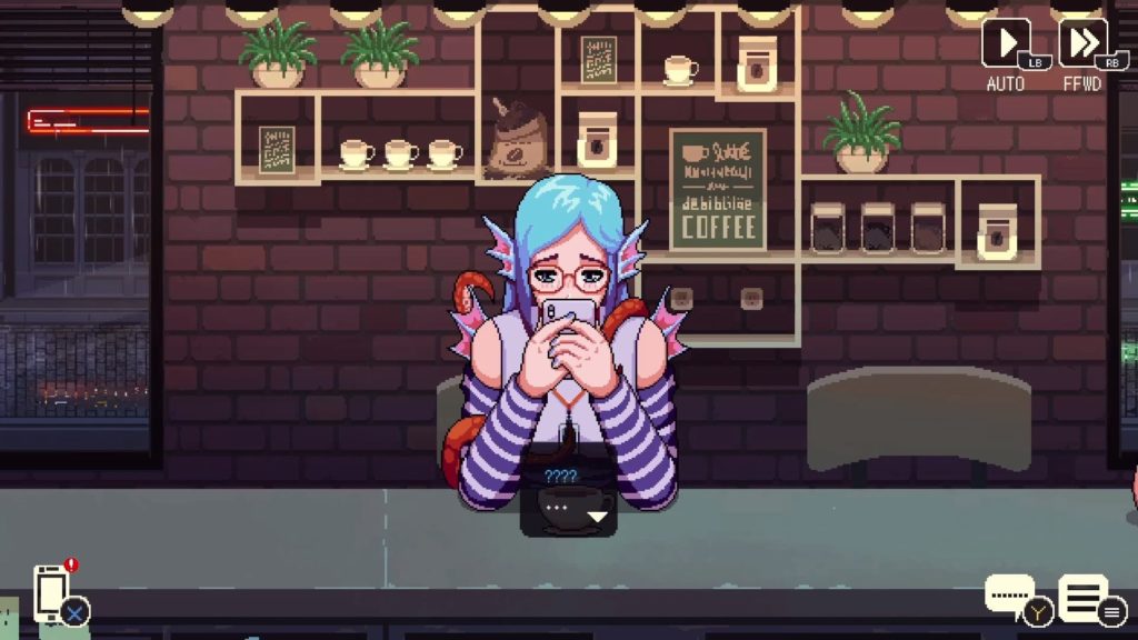 コーヒートークのゲーム画面