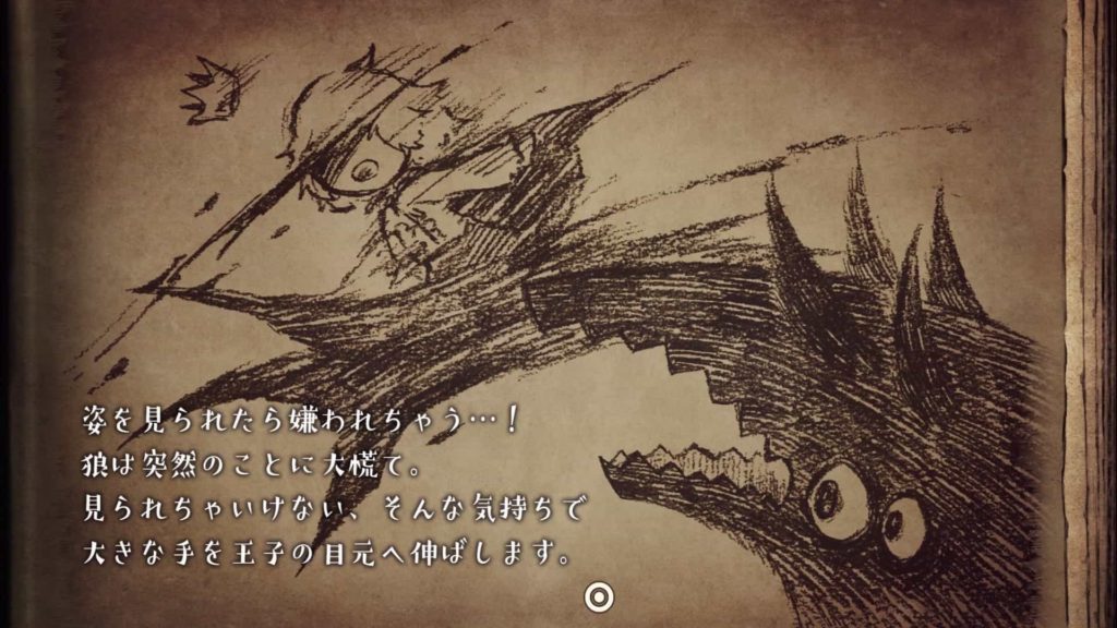 嘘つき姫と盲目王子のゲーム画面