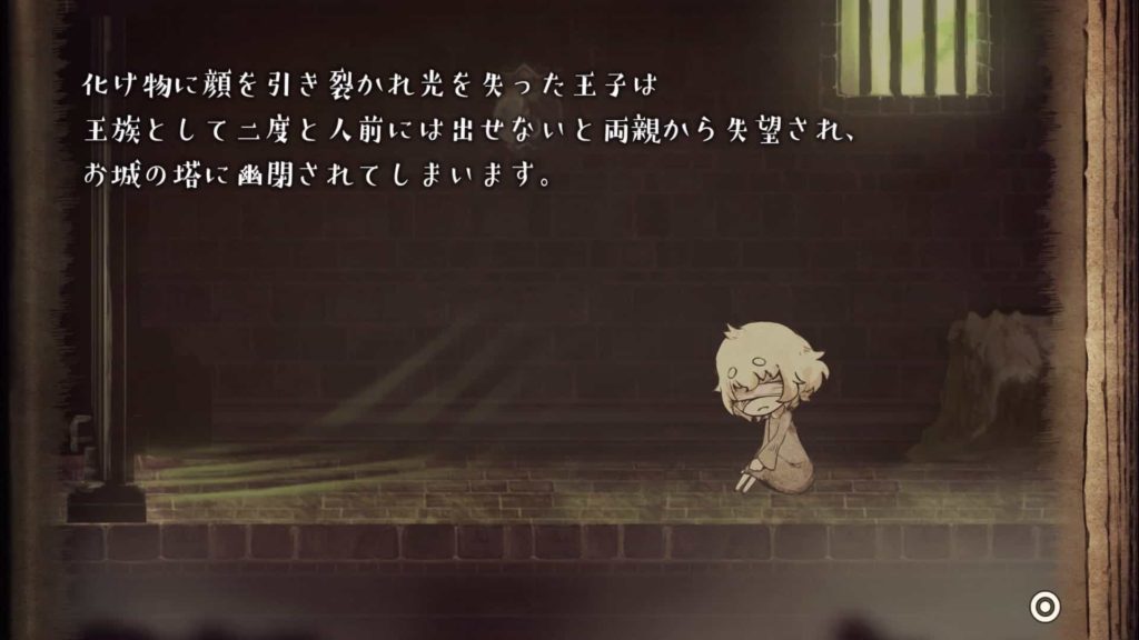 嘘つき姫と盲目王子のゲーム画面