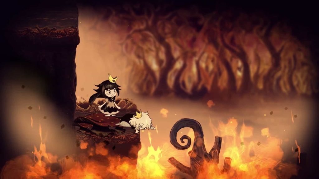 嘘つき姫と盲目王子のゲーム画面